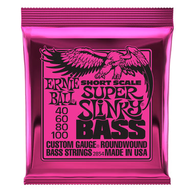Encordadura Ernie Ball P/bajo Elec. Super Slinky Escala Corta, 2854